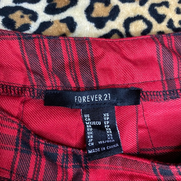 Forever 21 Plaid Mini Skirt - Picture 3 of 3
